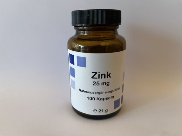 Zink 25mg Kapseln