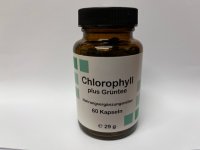 Chlorophyll mit Gr&uuml;ntee  Kapseln