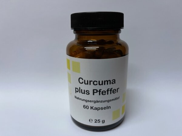 Curcuma mit schwarzem Pfeffer